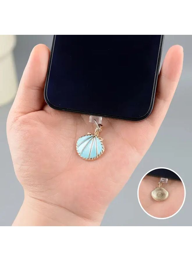 Aquatic Creatures Phone Dust Plugs For iPhone 5 14 5PCS Port Protectors Cute Design - Image 4